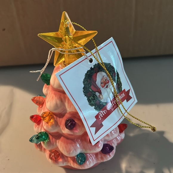 5 Festive Ceramic Christmas Tree Ornament. Qvc. Mr chtistmas - Picture 7 of 8